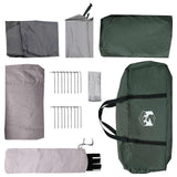 Tenda a tunnel con tetto Verde militare 366 x 244 x 198 cm