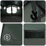 Tenda a tunnel con tetto Verde militare 366 x 244 x 198 cm