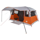 Tenda a tunnel con tetto Grigio e arancione 427 x 305 x 205 cm
