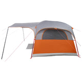 Tenda a tunnel con tetto Grigio e arancione 427 x 305 x 205 cm
