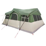 Tenda Familiare Verde 487 x 340 x 216 cm Poliestere e Acciaio