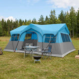 Tenda Familiare Blu 487 x 340 x 216 cm Poliestere e Acciaio