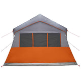 Tenda Familiare con tetto Grigio e arancione 487 x 340 x 216 cm