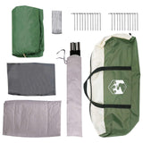 Tenda a tunnel Verde 370 x 275 x 210 cm Poliestere e Acciaio