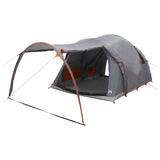 Tenda a tunnel con tetto Grigio e arancione 370 x 275 x 210 cm