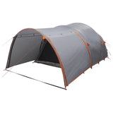 Tenda a tunnel con tetto Grigio e arancione 370 x 275 x 210 cm