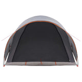 Tenda a tunnel con tetto Grigio e arancione 370 x 275 x 210 cm