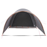 Tenda a tunnel con tetto Grigio e arancione 370 x 275 x 210 cm