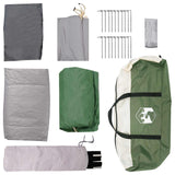 Tenda Capanna Verde 480 x 273 x 205 cm Poliestere e Acciaio