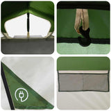 Tenda Capanna Verde 480 x 273 x 205 cm Poliestere e Acciaio