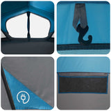 Tenda Capanna Blu 480 x 273 x 205 cm Poliestere e Acciaio