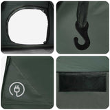 Tenda Istantanea con tetto Verde militare 305 x 215 x 140 cm