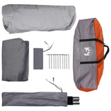 Tenda Istantanea Grigio e arancione 365 x 380 x 200 cm