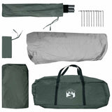 Tenda Istantanea con tetto Verde militare 365 x 380 x 200 cm