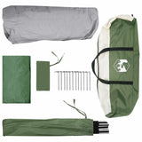 Tenda Istantanea Verde 365 x 280 x 200 cm Poliestere e Acciaio