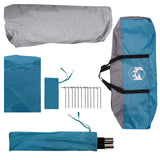 Tenda Istantanea Blu 365 x 280 x 200 cm Poliestere e Acciaio