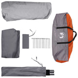 Tenda Istantanea Grigio e arancione 365 x 280 x 200 cm