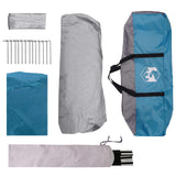 Tenda Familiare Blu 305 x 275 x 190 cm Poliestere e Acciaio