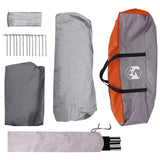 Tenda Familiare con tetto Grigio e arancione 305 x 275 x 190 cm