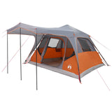 Tenda Familiare con tetto Grigio e arancione 305 x 275 x 190 cm