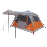 Tenda Familiare con tetto Grigio e arancione 305 x 275 x 190 cm