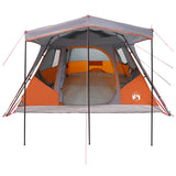 Tenda Familiare con tetto Grigio e arancione 305 x 275 x 190 cm