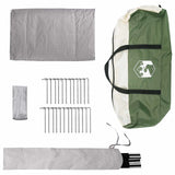 Tenda Tipi Verde 700 x 700 x 395 cm Poliestere e Acciaio