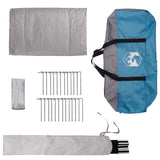 Tenda Tipi Blu 700 x 700 x 395 cm Poliestere e Acciaio