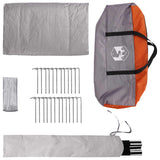 Tenda Tipi con tetto Grigio e arancione 700 x 700 x 395 cm