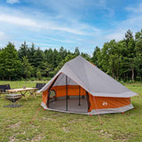 Tenda Tipi con tetto Grigio e arancione 700 x 700 x 395 cm