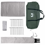Tenda Tipi con tetto Verde militare 700 x 700 x 395 cm