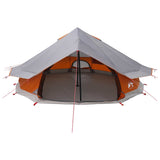 Tenda Tipi con tetto Grigio e arancione 800 x 800 x 430 cm