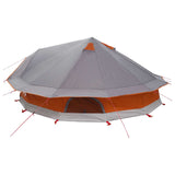 Tenda Tipi con tetto Grigio e arancione 800 x 800 x 430 cm