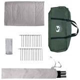 Tenda Tipi con tetto Verde militare 800 x 800 x 430 cm