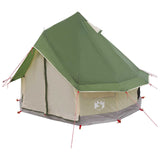 Tenda Tipi con tetto Verde 250 x 250 cm Poliestere e Acciaio