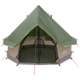 Tenda Tipi con tetto Verde 250 x 250 cm Poliestere e Acciaio