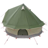 Tenda Tipi con tetto Verde 250 x 250 cm Poliestere e Acciaio