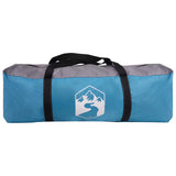 Tenda Tipi con tetto Blu 250 x 250 cm Poliestere e Acciaio