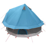 Tenda Tipi con tetto Blu 250 x 250 cm Poliestere e Acciaio