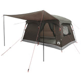 Tenda Familiare Marrone Grigio 320 x 210 x 180 cm Poliestere