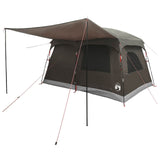 Tenda Familiare Marrone Grigio 380 x 260 x 190 cm Poliestere