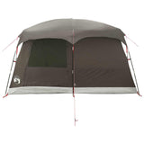 Tenda Familiare Marrone Grigio 380 x 260 x 190 cm Poliestere