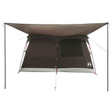 Tenda Familiare Marrone Grigio 380 x 260 x 190 cm Poliestere