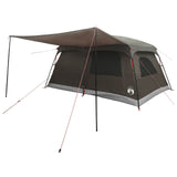 Tenda Familiare con tetto Marrone Grigio 420 x 305 x 200 cm