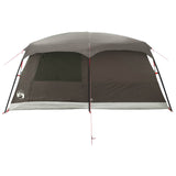 Tenda Familiare con tetto Marrone Grigio 420 x 305 x 200 cm