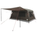 Tenda Familiare con tetto Marrone Grigio 500 x 400 x 230 cm