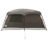 Tenda Familiare con tetto Marrone Grigio 500 x 400 x 230 cm
