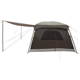 Tenda Familiare con tetto Marrone Grigio 500 x 400 x 230 cm