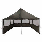 Tenda Familiare con tetto Marrone grigio 450 x 400 x 265 cm