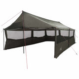 Tenda Familiare con tetto Marrone grigio 600 x 400 x 268 cm